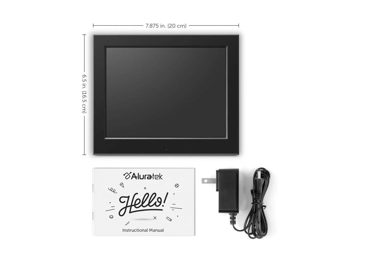 8" Slim Digital Photo Frame with Auto Slideshow (1024 X 768 Resolution, 4:3 Aspect Ratio)