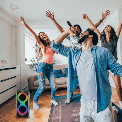 IQ Sound 2x5-Inch TWS Fusion Glow Portable Bluetooth Speaker