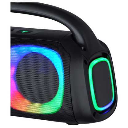 IQ Sound Portable Bluetooth Speaker with RGB Lights and TWS-Enhanced Stereo Sound