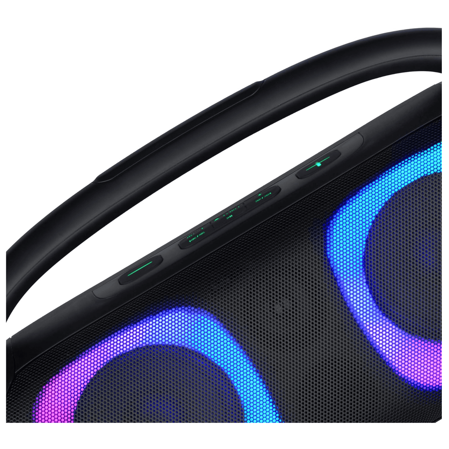 IQ Sound Portable Bluetooth Speaker with RGB Lights and TWS-Enhanced Stereo Sound