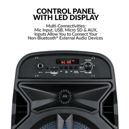 IQ Sound 8-Inch Portable Bluetooth TWS Speaker