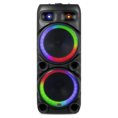 IQ Sound 2x12-Inch Portable Bluetooth Party Speaker
