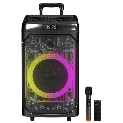 IQ Sound CYBER FLEX12 12-Inch Portable Bluetooth Party Speaker