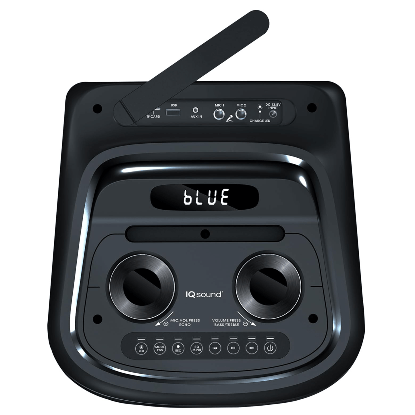 IQ Sound TorusFLEX 2x10-Inch Portable Bluetooth DJ Speaker