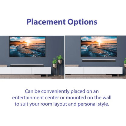 Supersonic 31.5-Inch 60W Bluetooth Soundbar