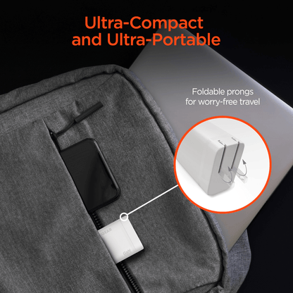 HyperGear SpeedBoost 45W USB-C PD Tri-Port GaN Fast Wall Charger with PPS