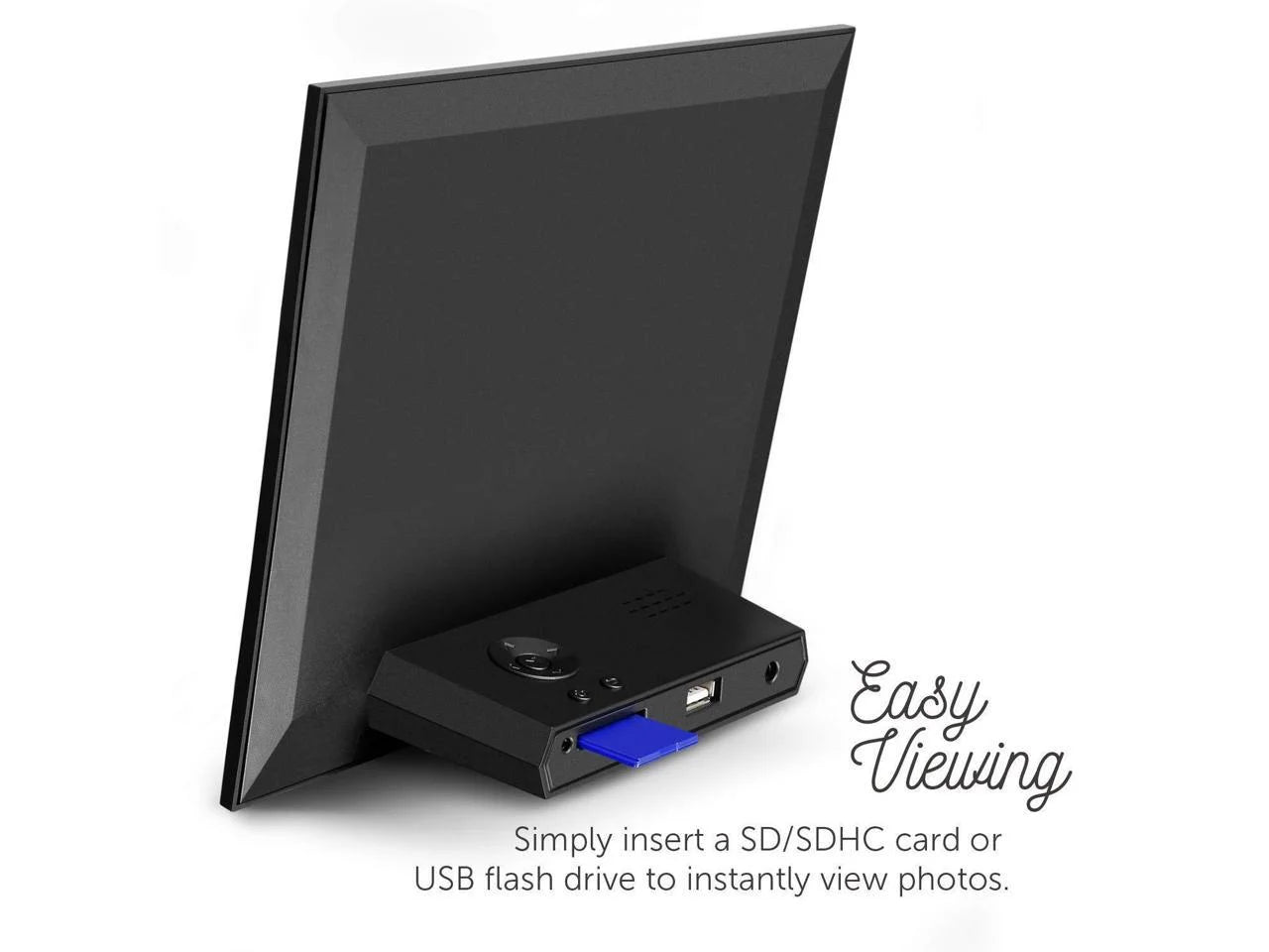 8" Slim Digital Photo Frame with Auto Slideshow (1024 X 768 Resolution, 4:3 Aspect Ratio)