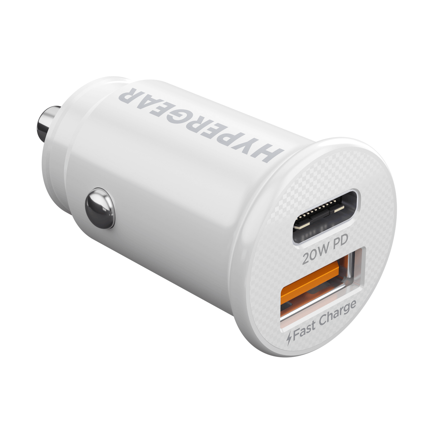 HyperGear Mini 20W USB-C PD + 18W USB Fast Car Charger