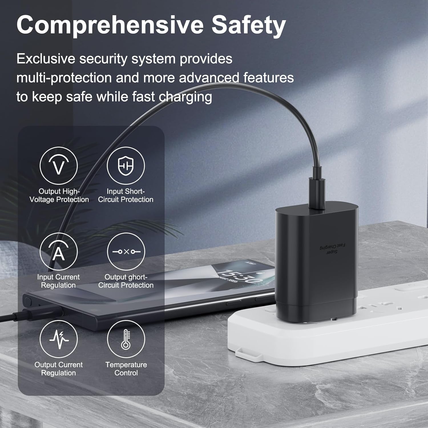Samsung USB-C Super Fast Charging Power Adapter,25W PD Charger Block for Samsung Galaxy S25 Ultra/S25/S25+/S24 Ultra/S24/S24+/S23 Ultra/S23/S23+/S22/S22 Ultra/S22+/Note 20/S20/S21/S10, Tab S8(2 Pack)